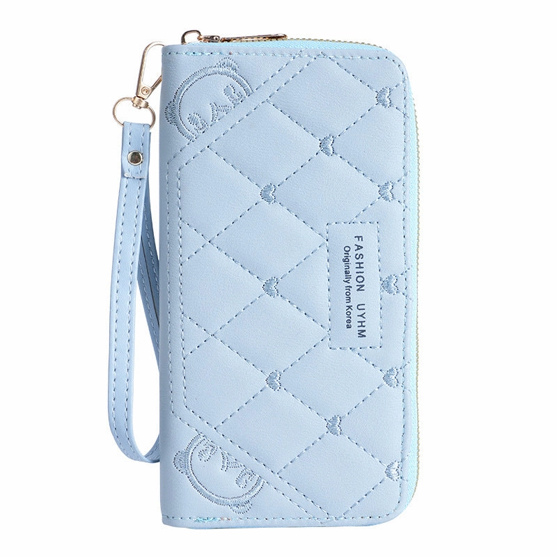 Large capacity mobile phone wallet