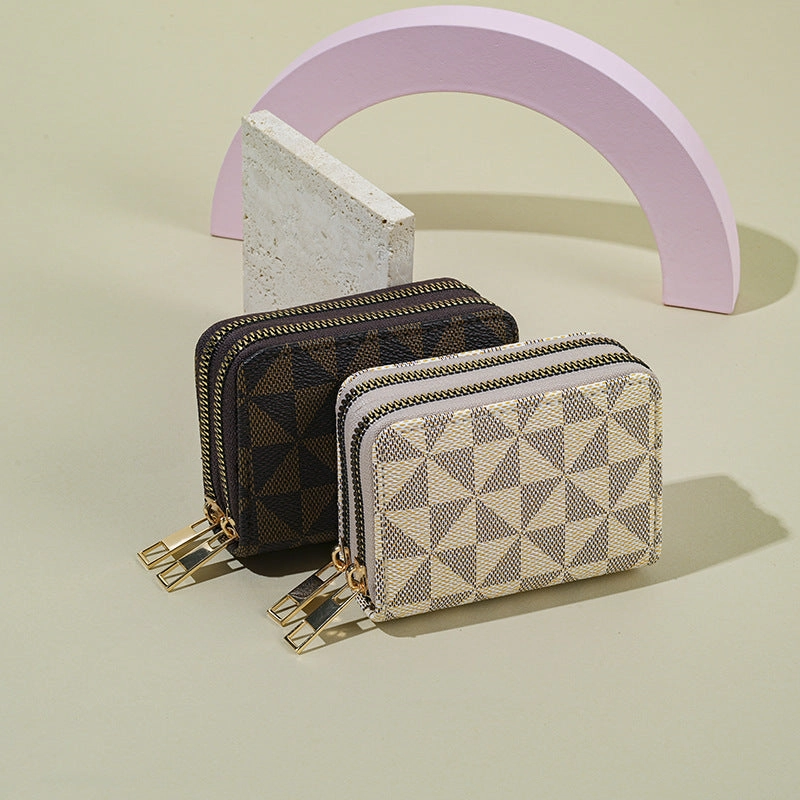 Large-capacity printed pu wallet card pack