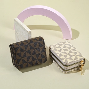 Large-capacity printed pu wallet card pack