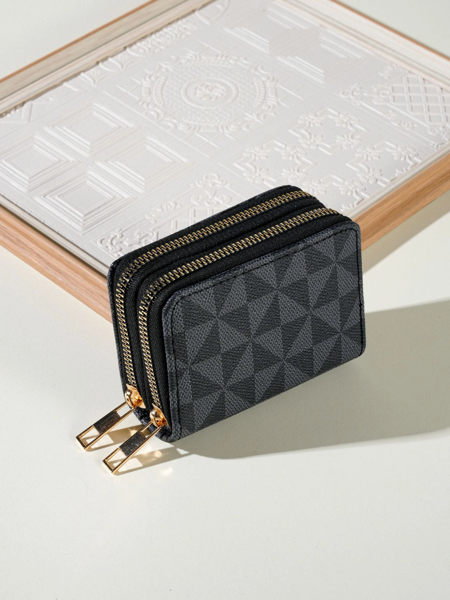 Large-capacity printed pu wallet card pack