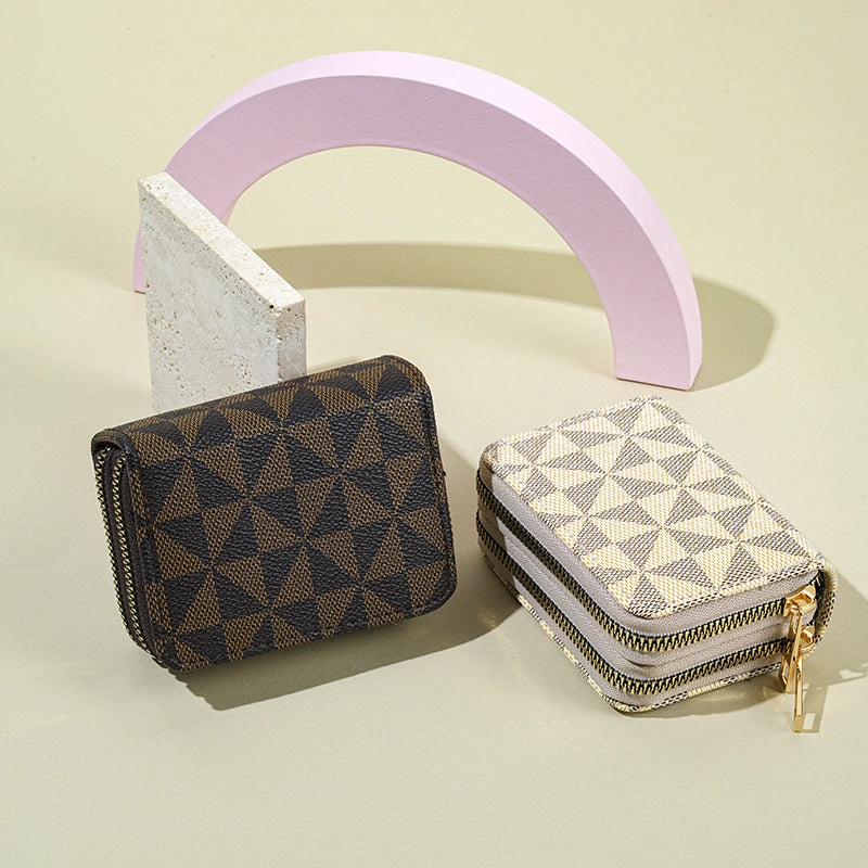 Large-capacity printed pu wallet card pack