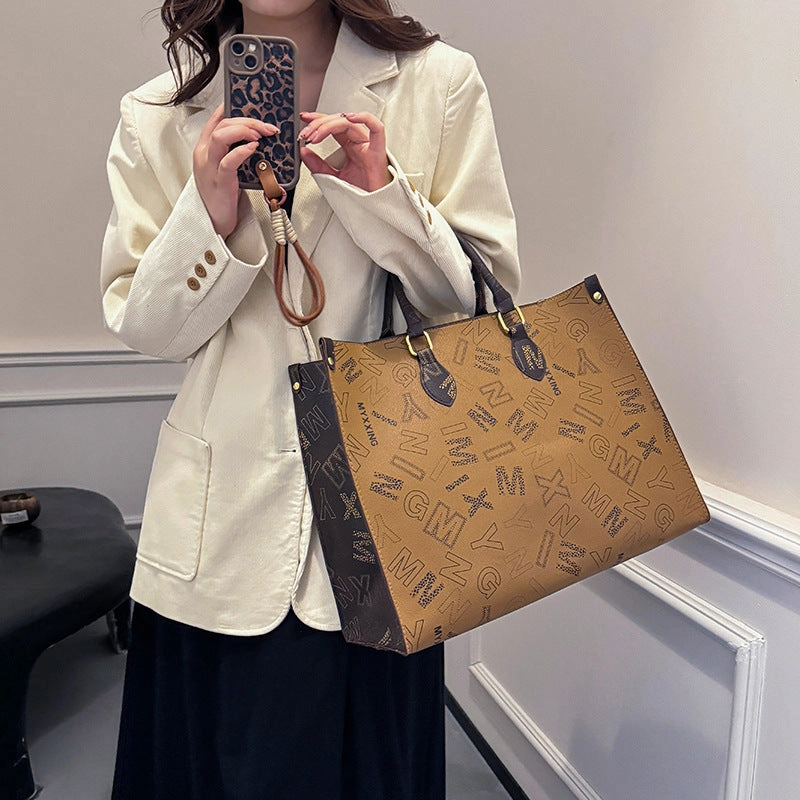 Large capacity printed tote bag tote bag