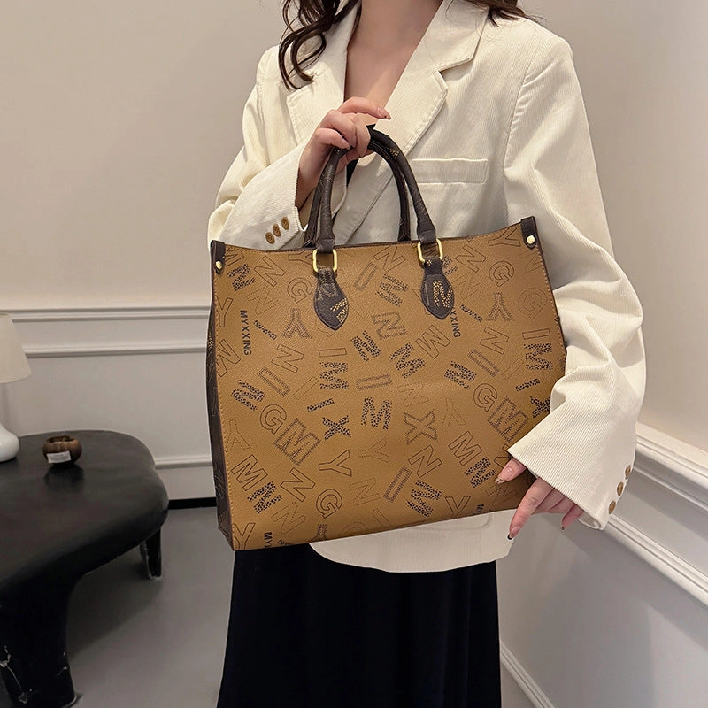 Large capacity printed tote bag tote bag