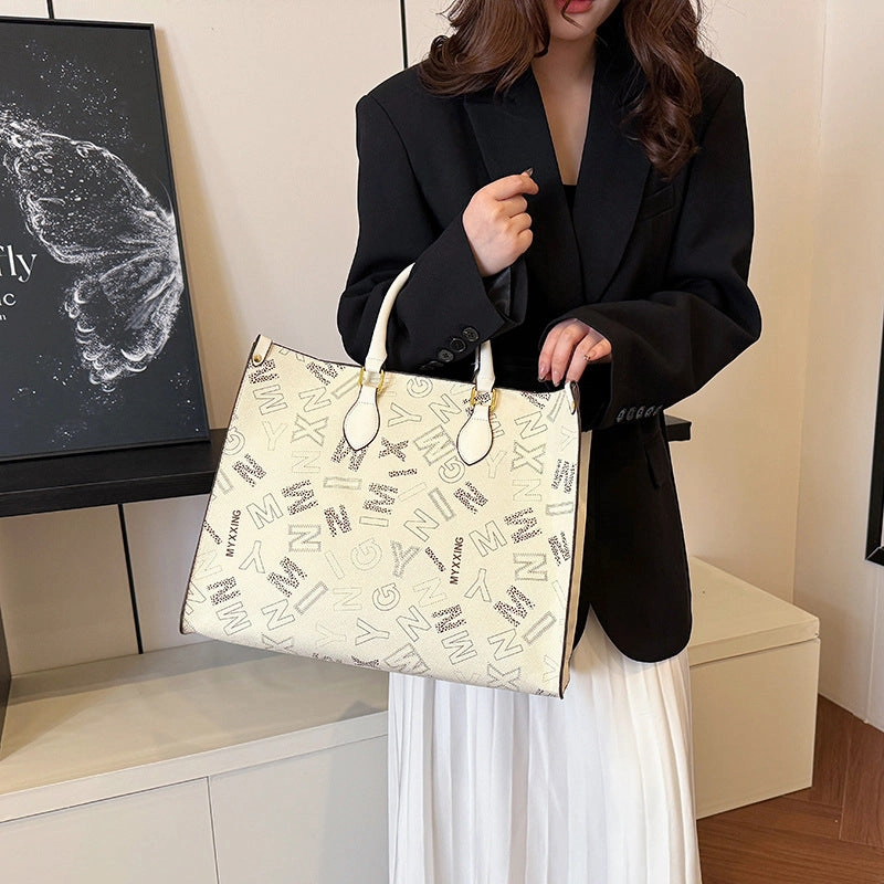 Large capacity printed tote bag tote bag
