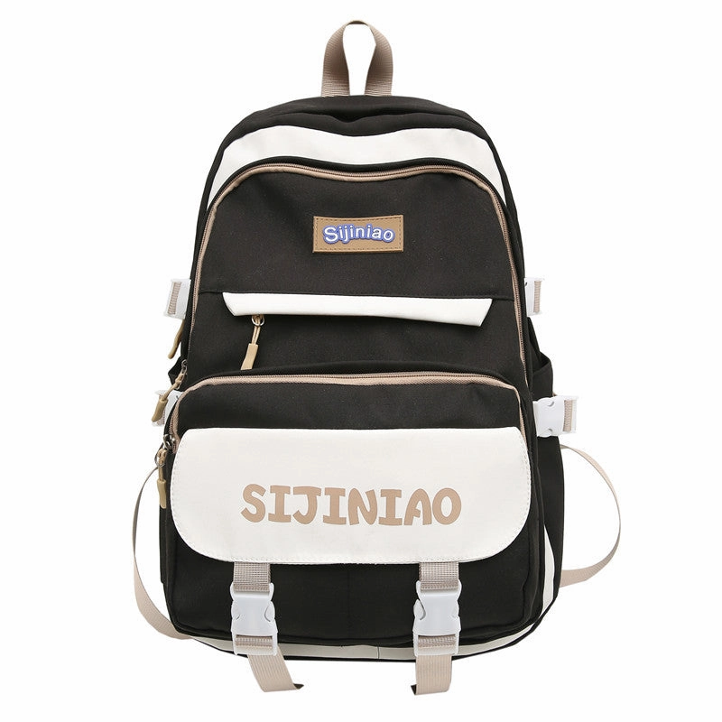 Large capacity school bag computer travel backpack