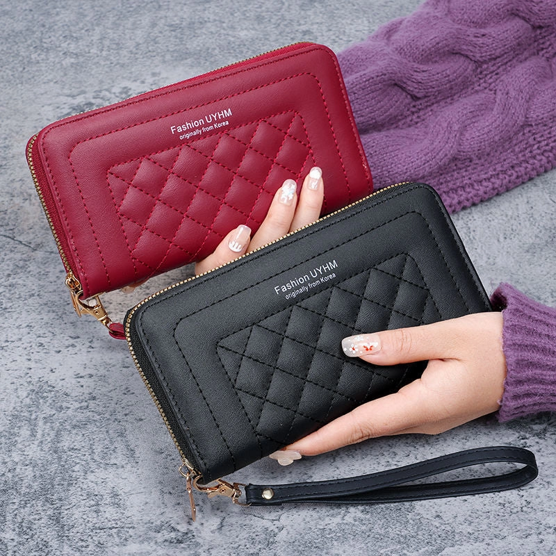 Large capacity soft wallet mobile phone bag