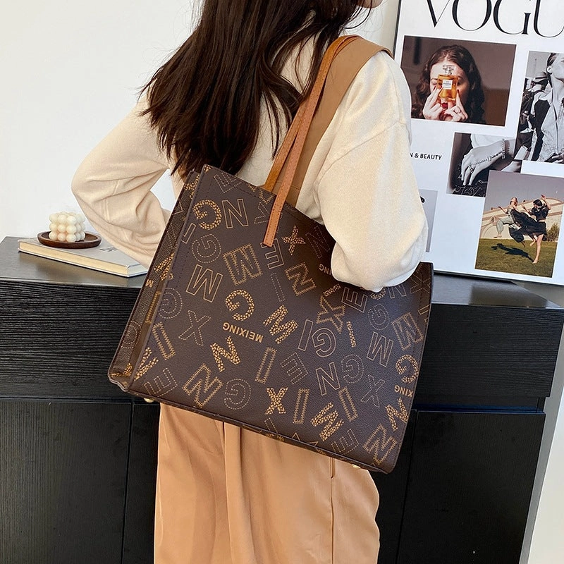 Large capacity tote bag tide