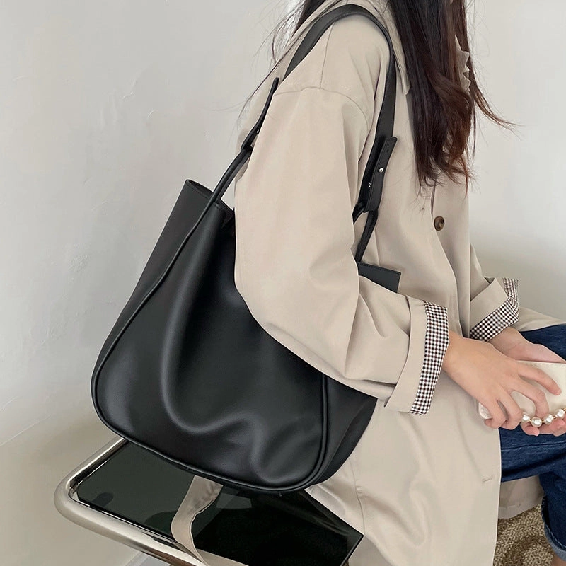 Large capacity women's vintage tote bag
