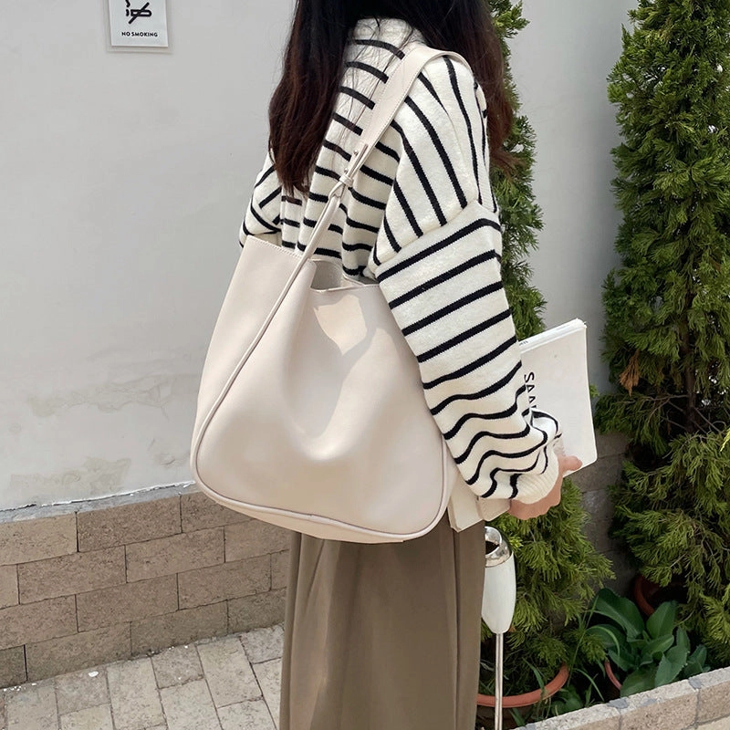 Large capacity women's vintage tote bag