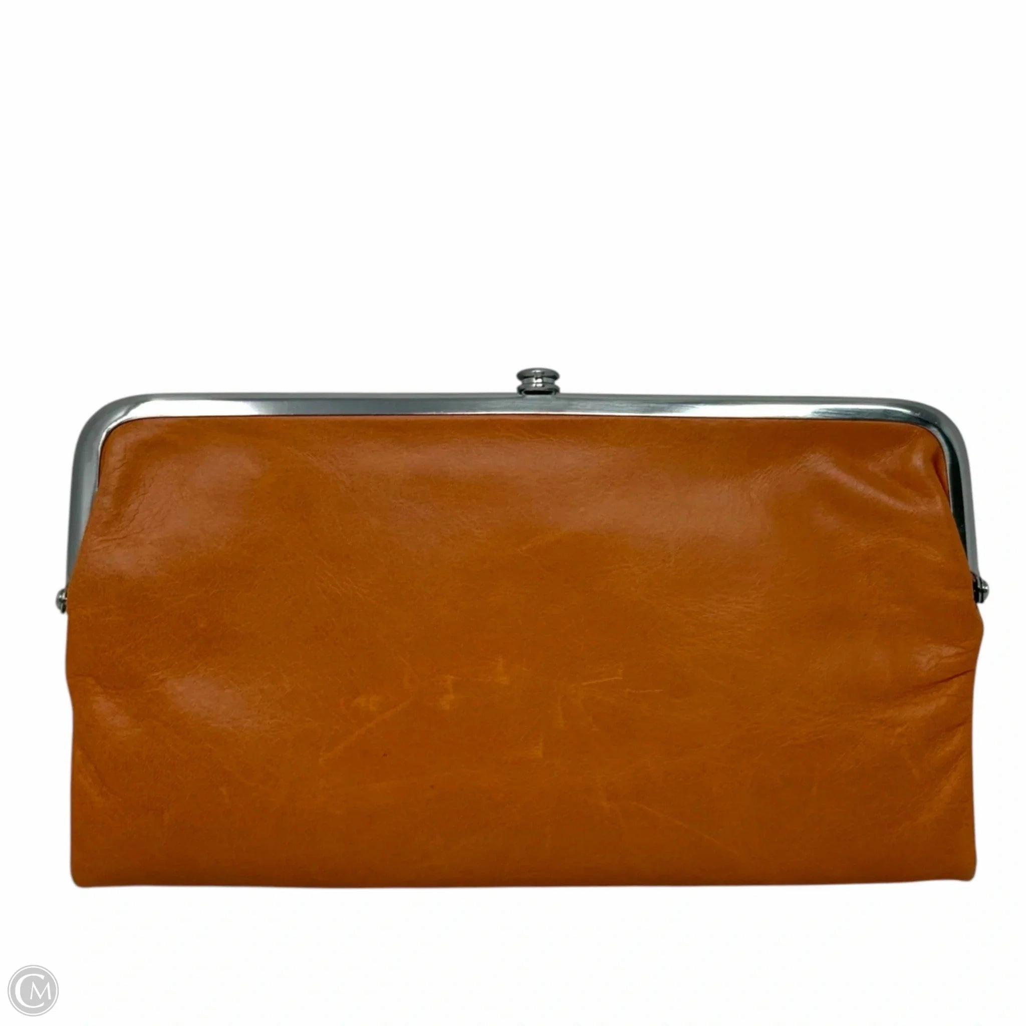 Lauren Leather Frame Clutch Wallet By Hobo Intl In Dusty Coral, Size: Medium