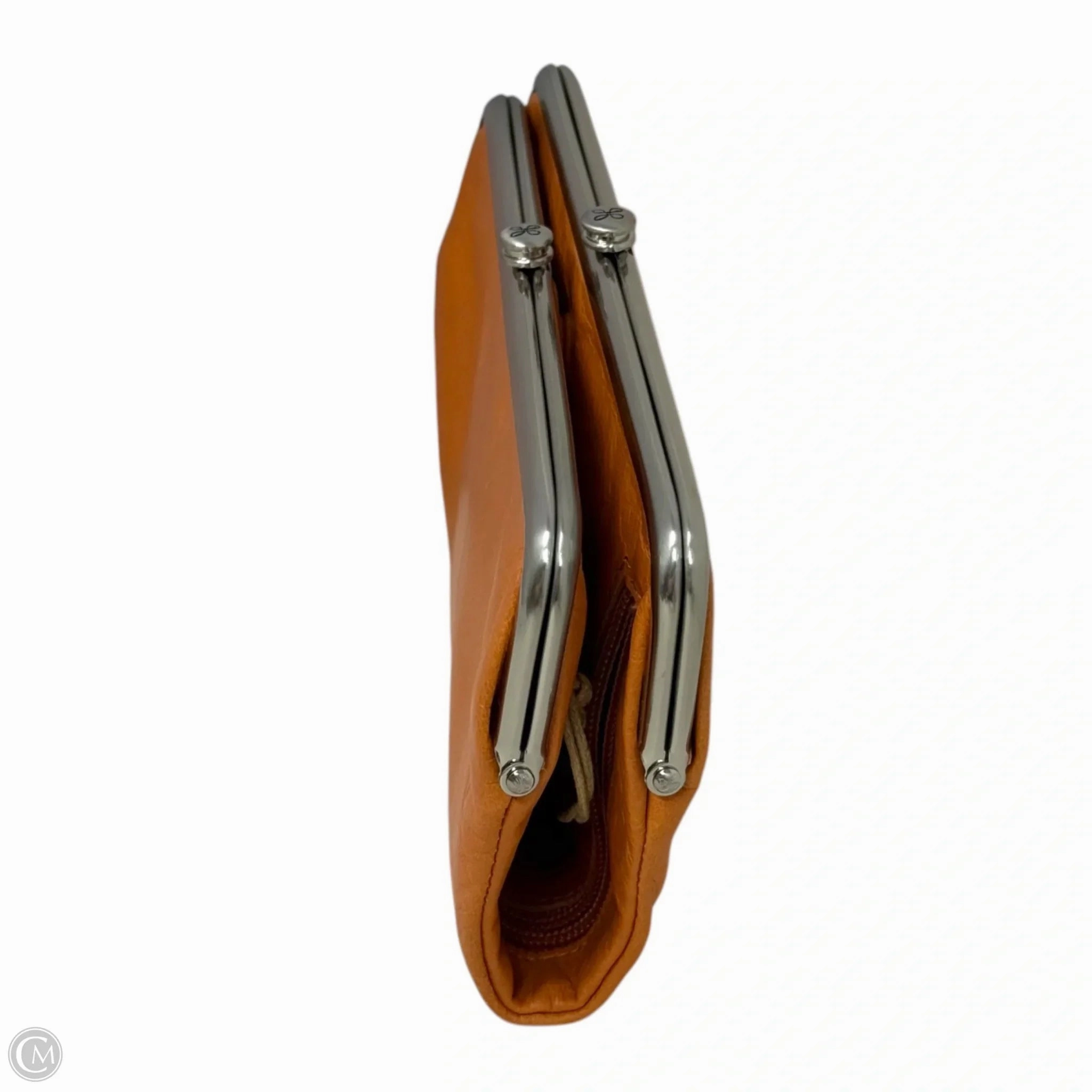 Lauren Leather Frame Clutch Wallet By Hobo Intl In Dusty Coral, Size: Medium