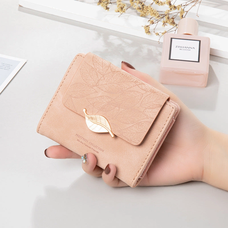 Leaf Ladies Wallet Fashion Change Bag