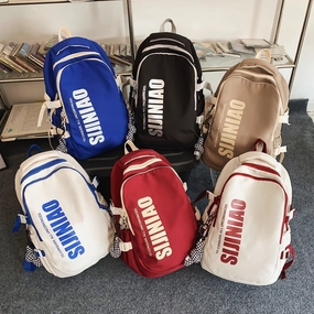 Letter student backpack daily commuting backpack