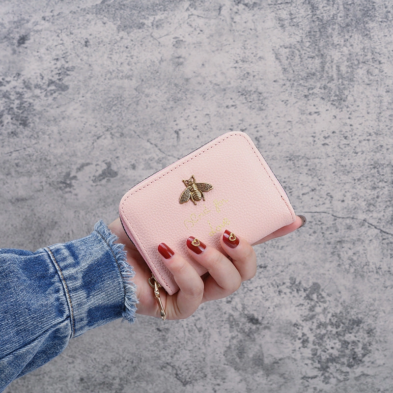 Little Bee Organ Small Card Bag Wallet