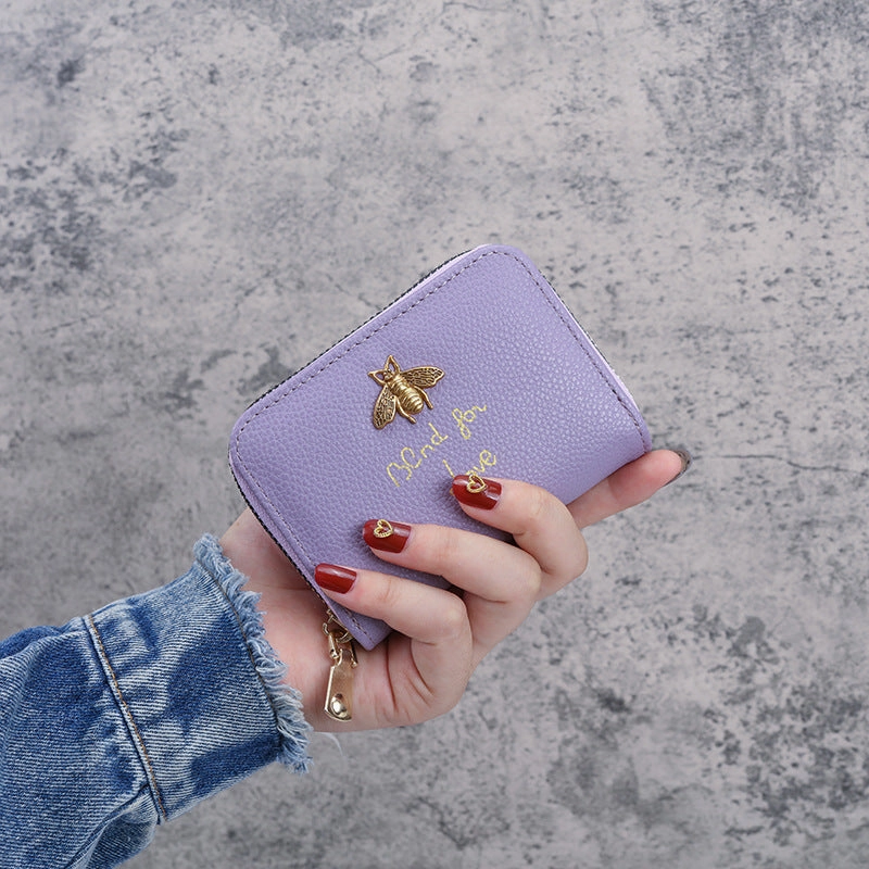 Little Bee Organ Small Card Bag Wallet