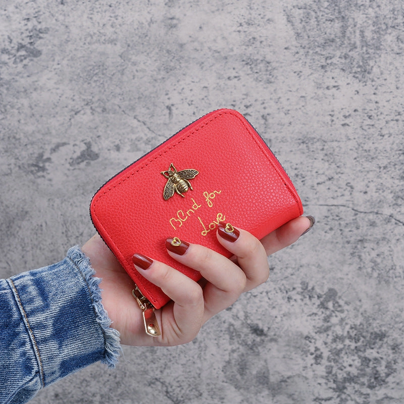 Little Bee Organ Small Card Bag Wallet