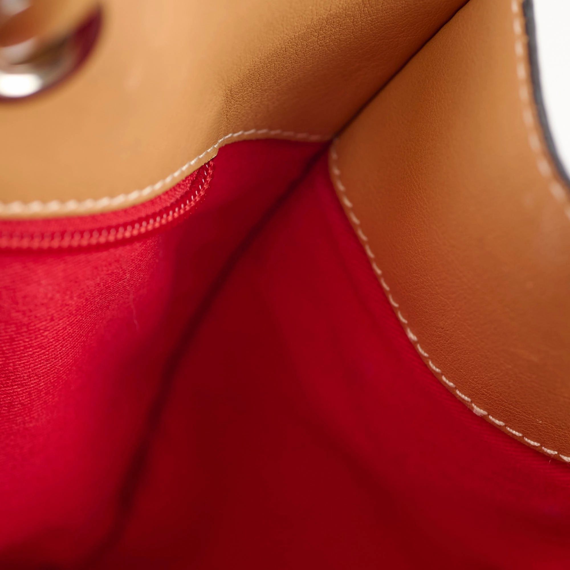 Loewe Anagram Leather Shopper Tote Camel