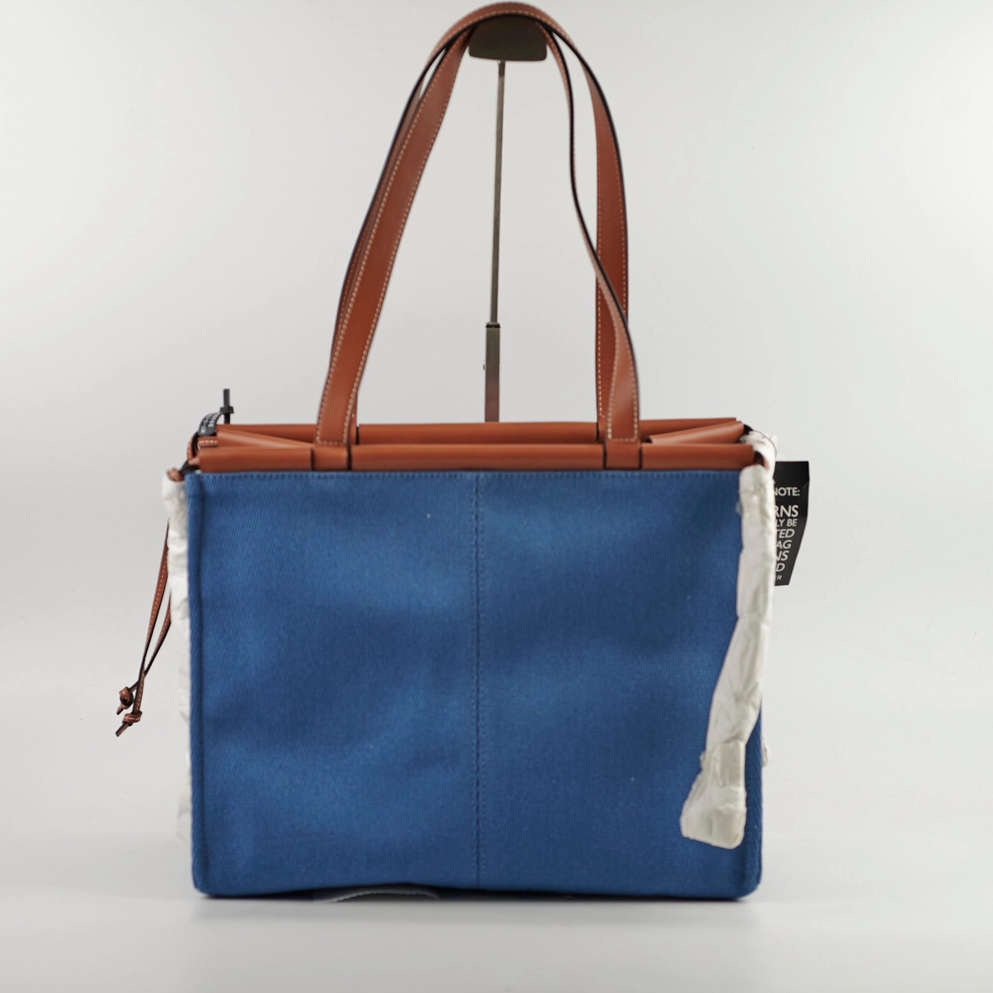 Loewe Canvas Cushion Large Tote Blue/Tan