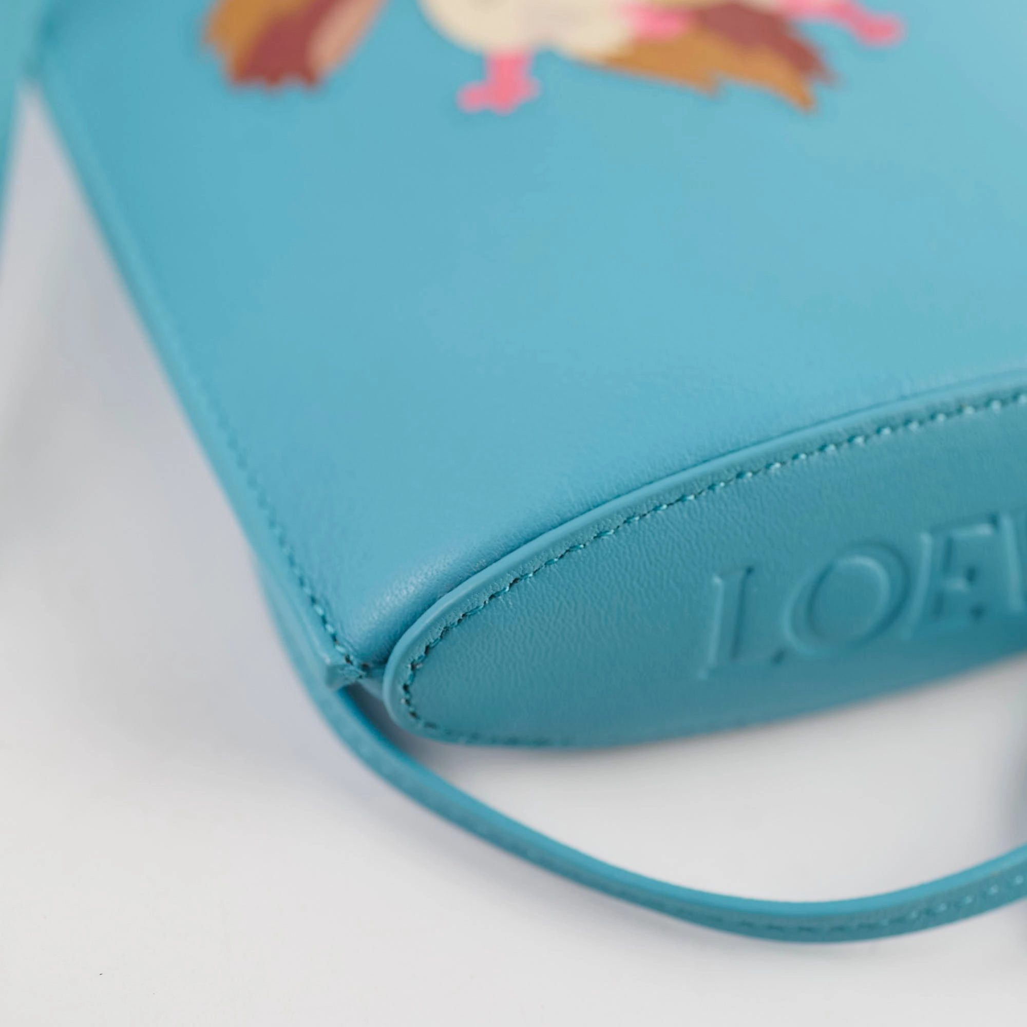 Loewe Dice Pocket Howl's Moving Castle Heen Crossbody Bag Blue