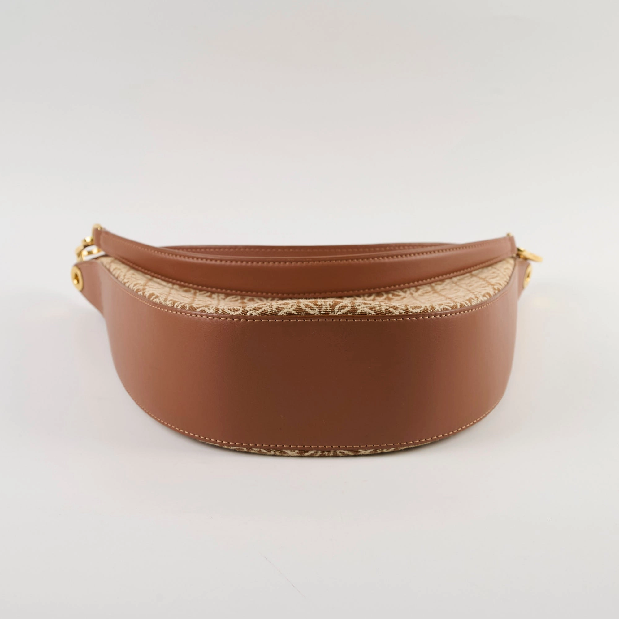 Loewe Luna Bag Anagram Jacquard Tan