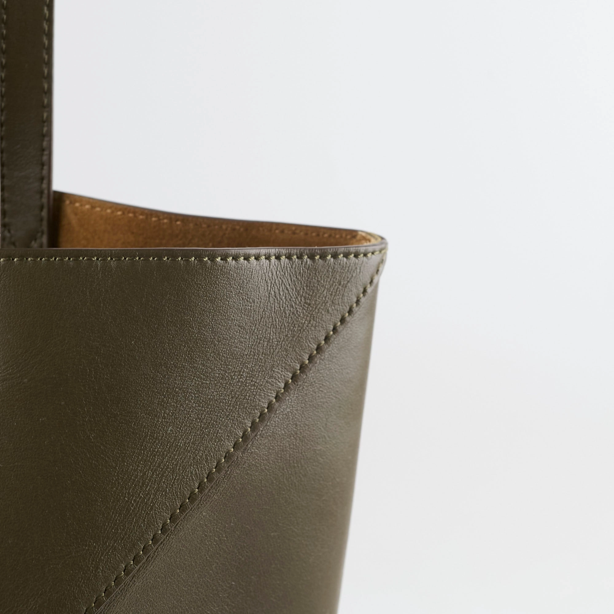 Loewe Medium Fold Tote Dark Khaki