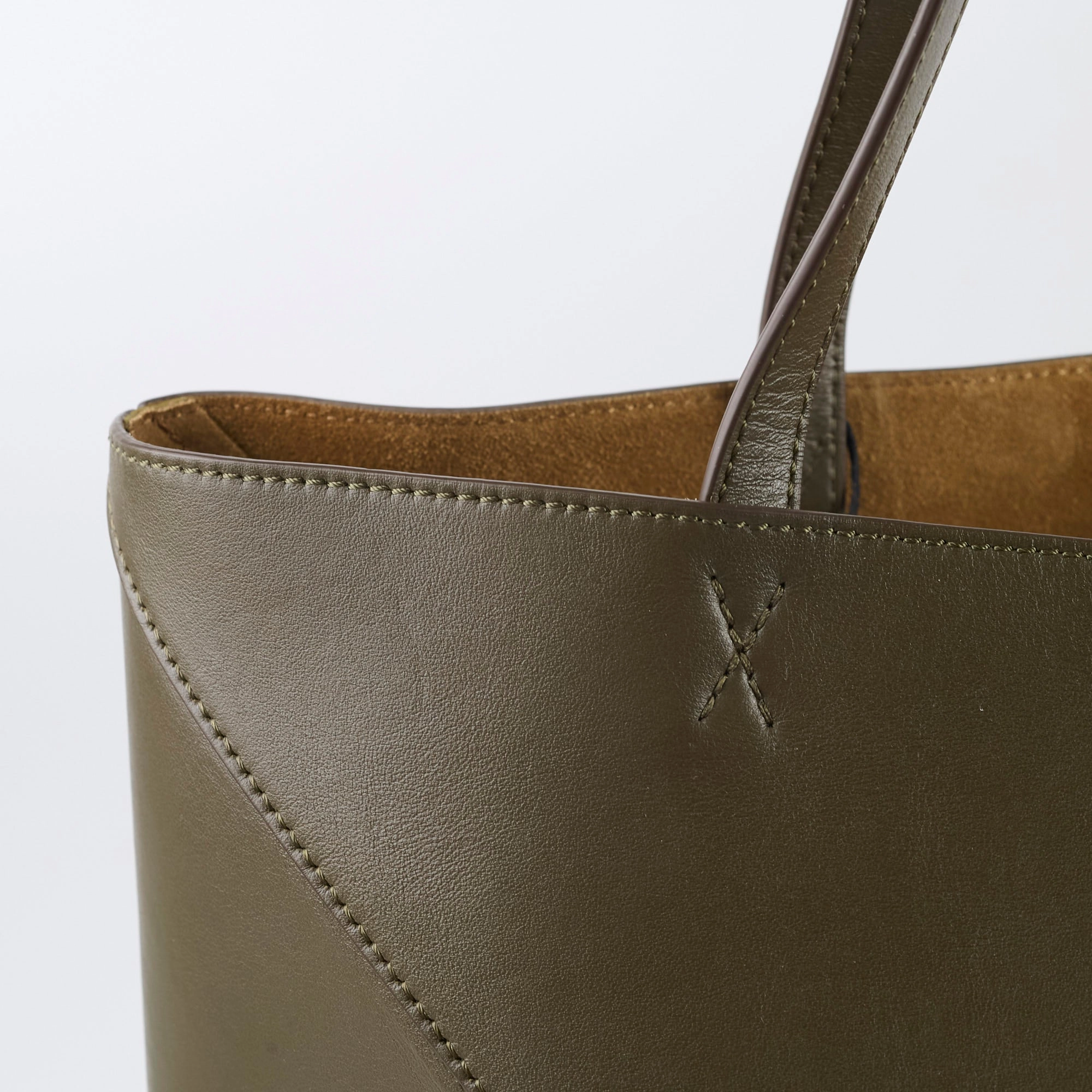 Loewe Medium Fold Tote Dark Khaki