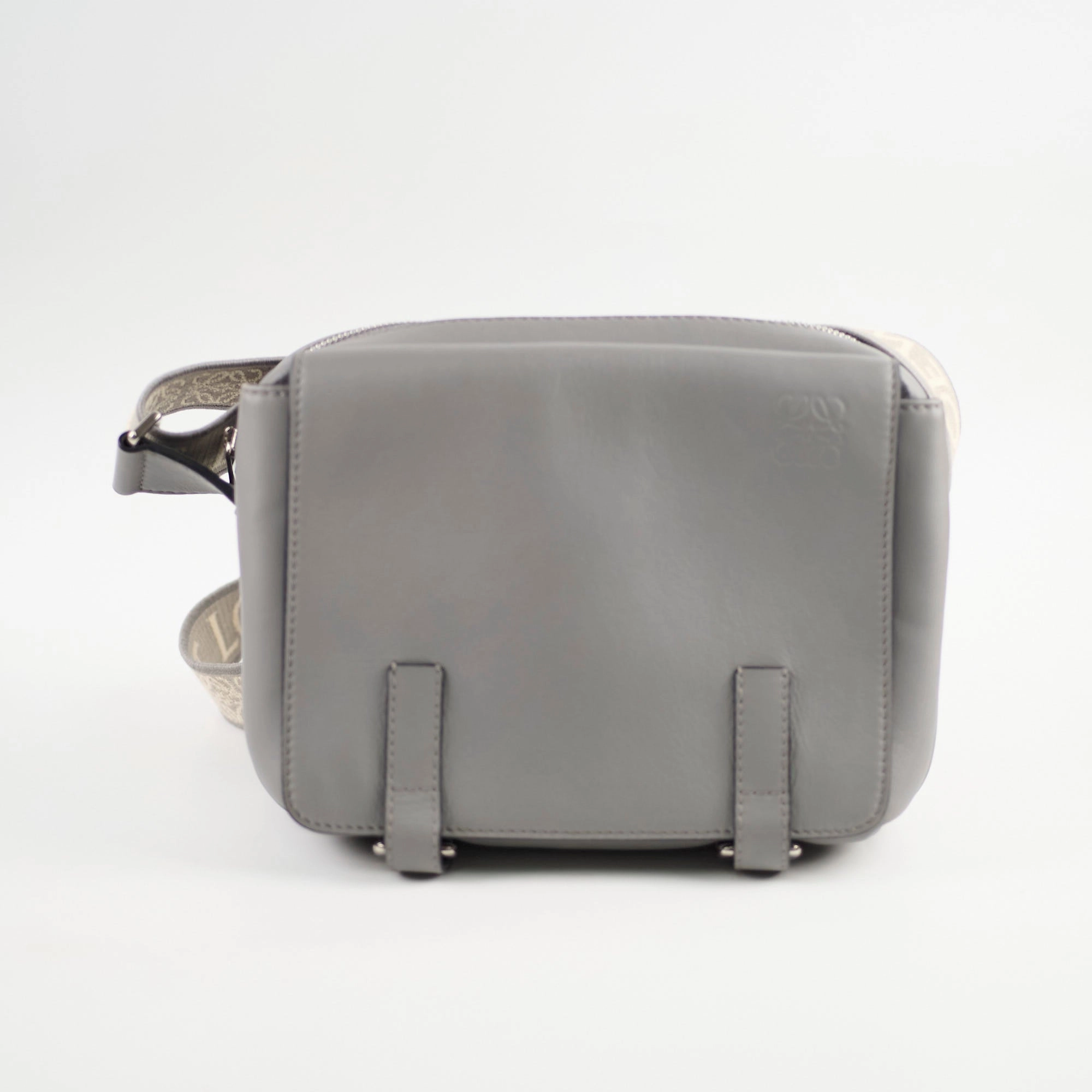 Loewe Military Messenger Crossbody Bag Grey