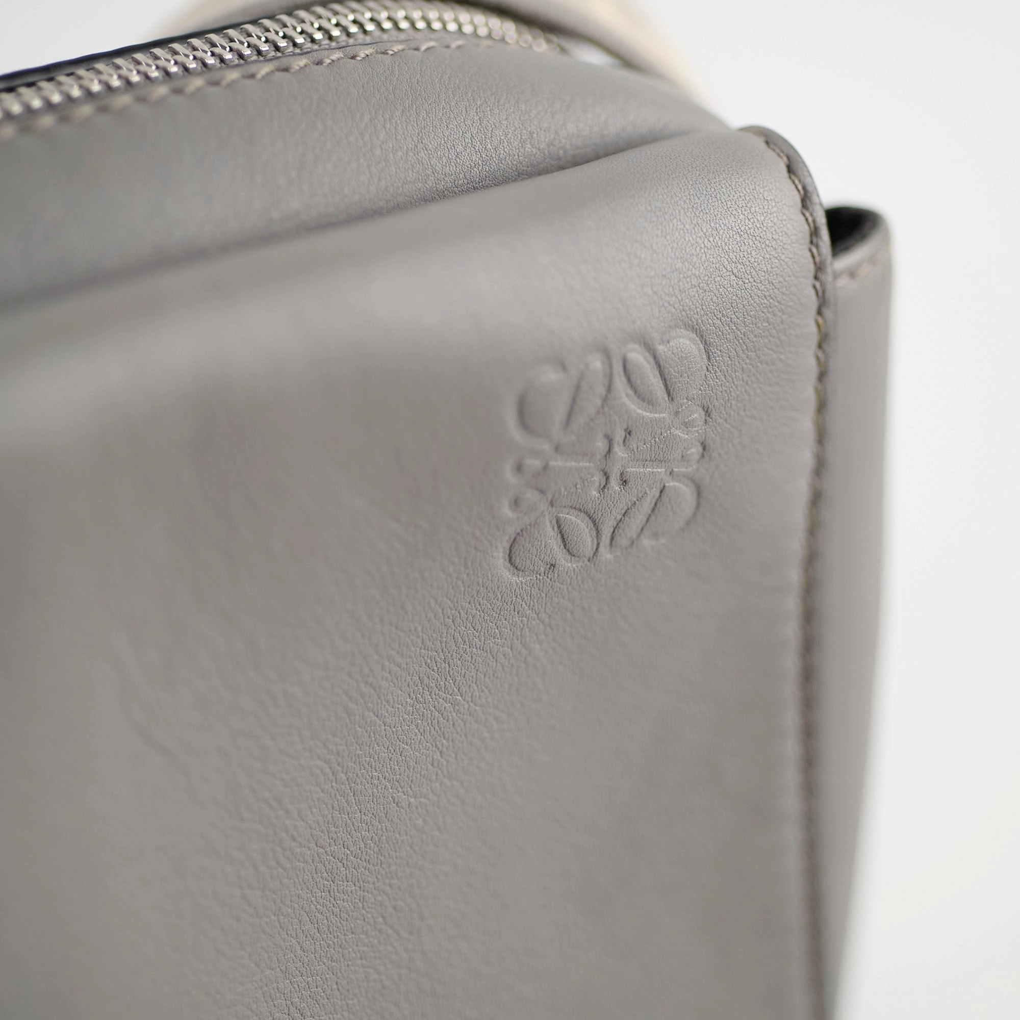 Loewe Military Messenger Crossbody Bag Grey
