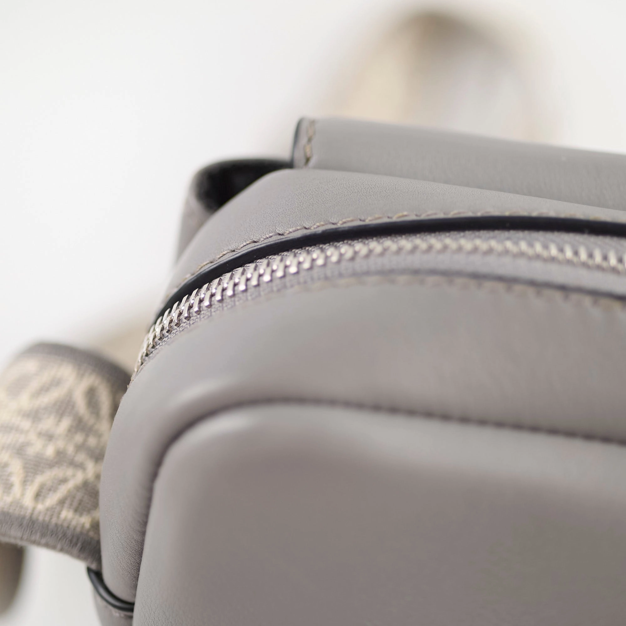 Loewe Military Messenger Crossbody Bag Grey