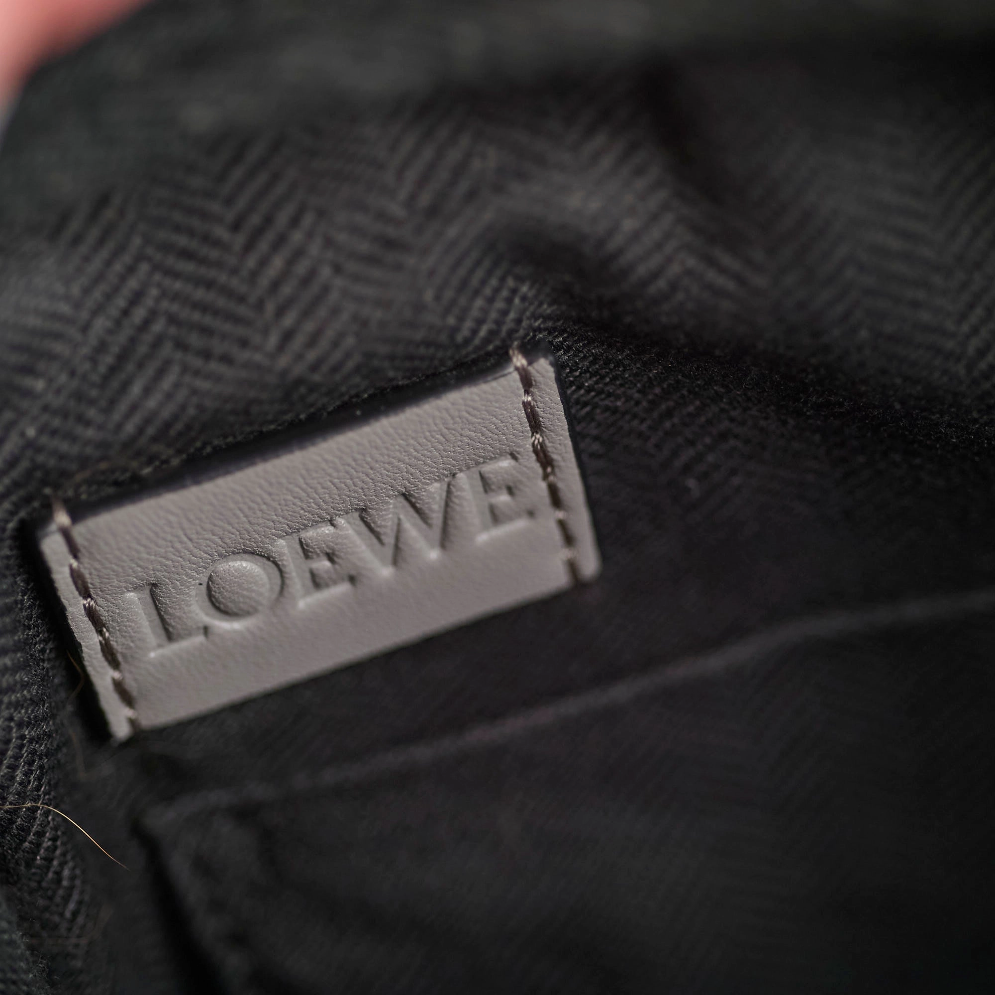 Loewe Military Messenger Crossbody Bag Grey