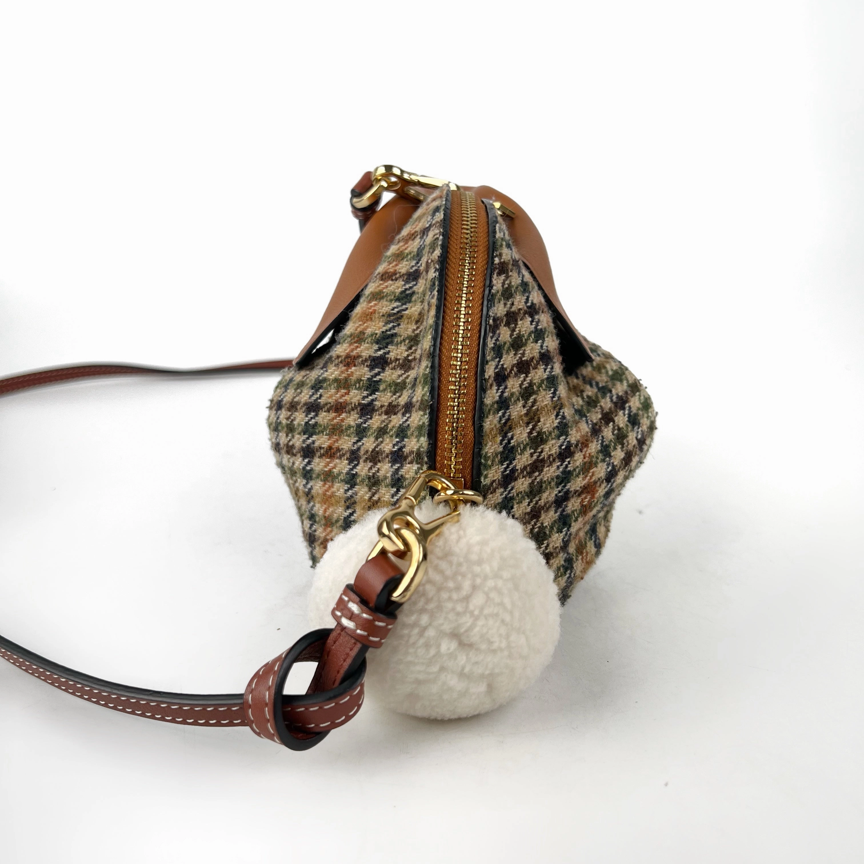 Loewe Mini Tan Bunny Crossbody Bag