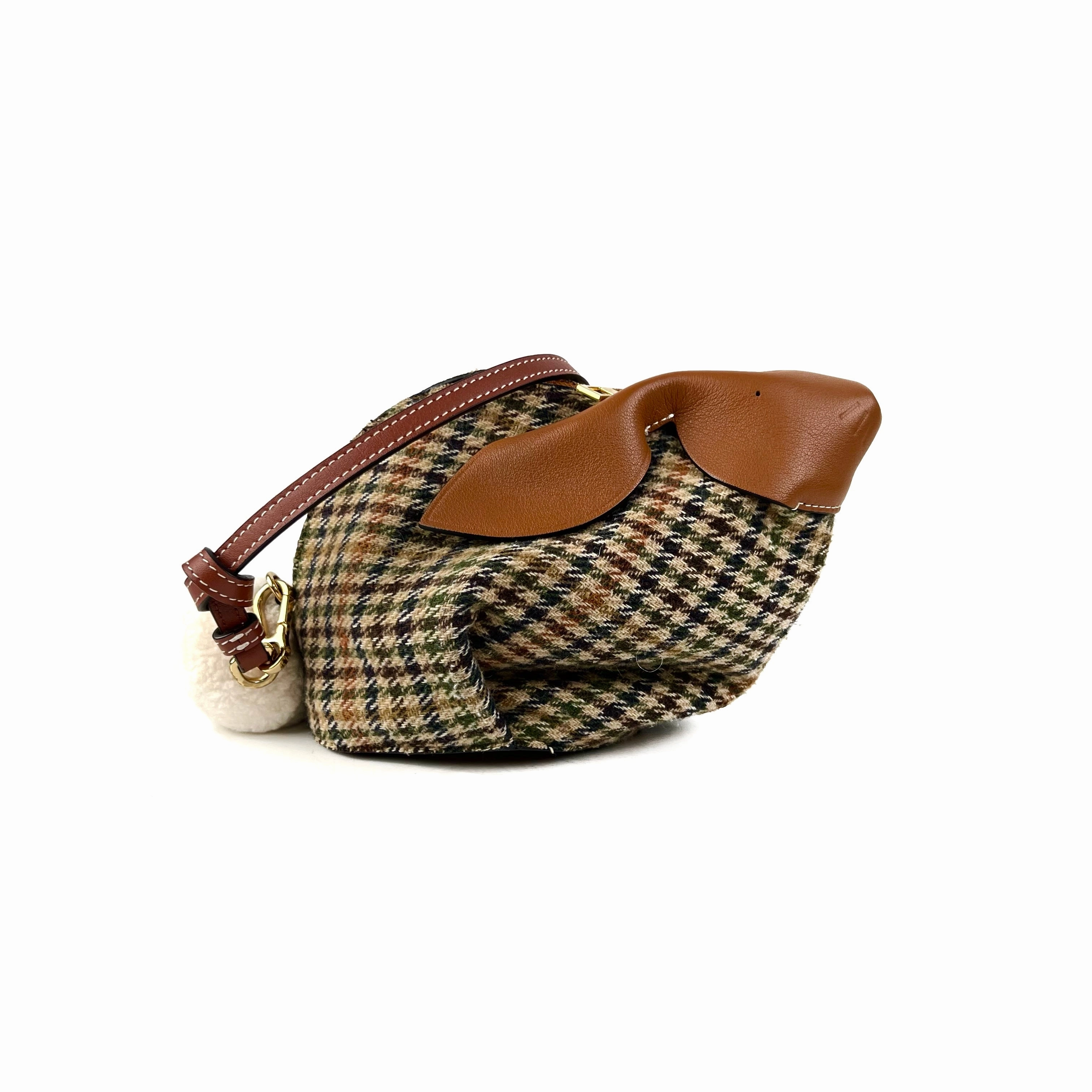 Loewe Mini Tan Bunny Crossbody Bag