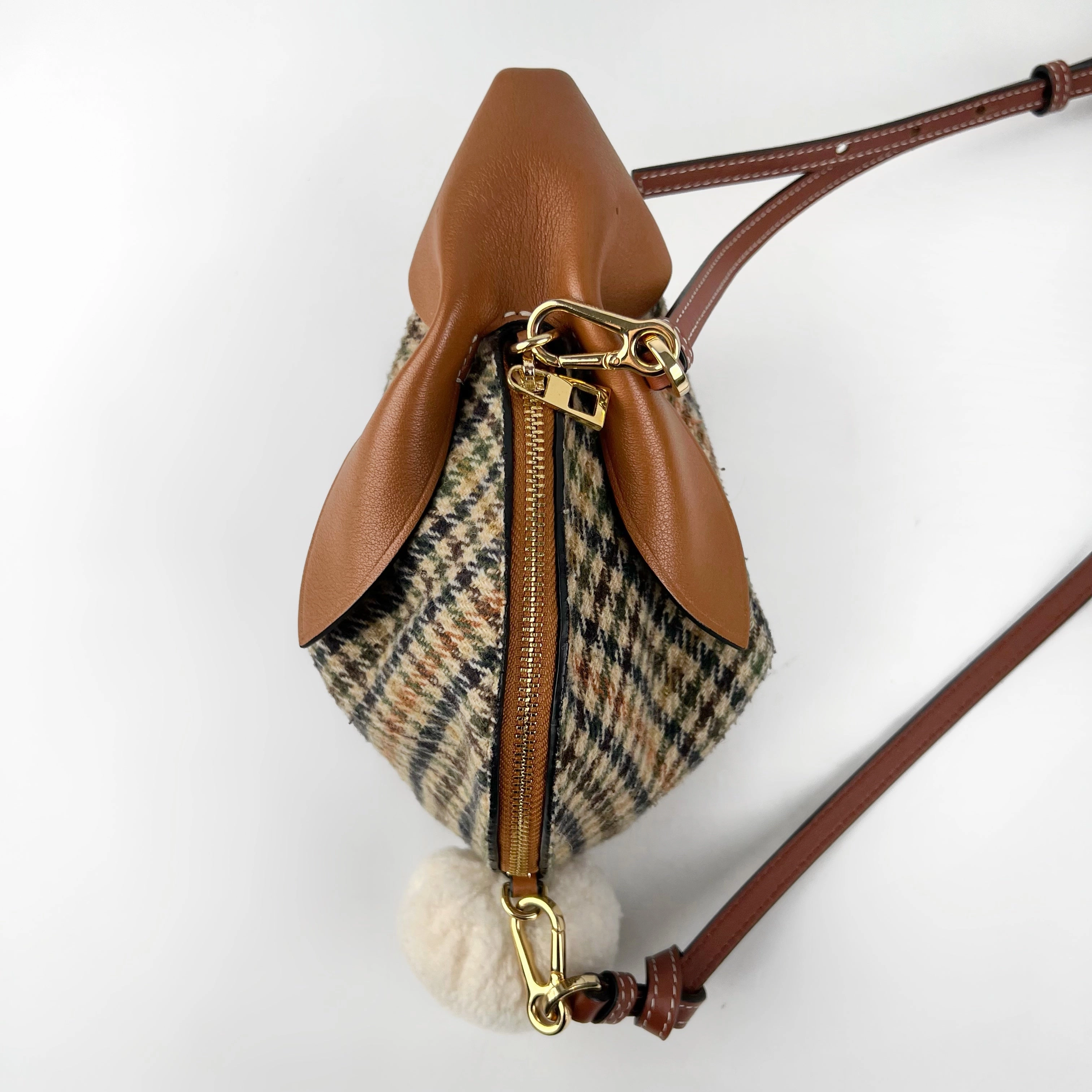 Loewe Mini Tan Bunny Crossbody Bag