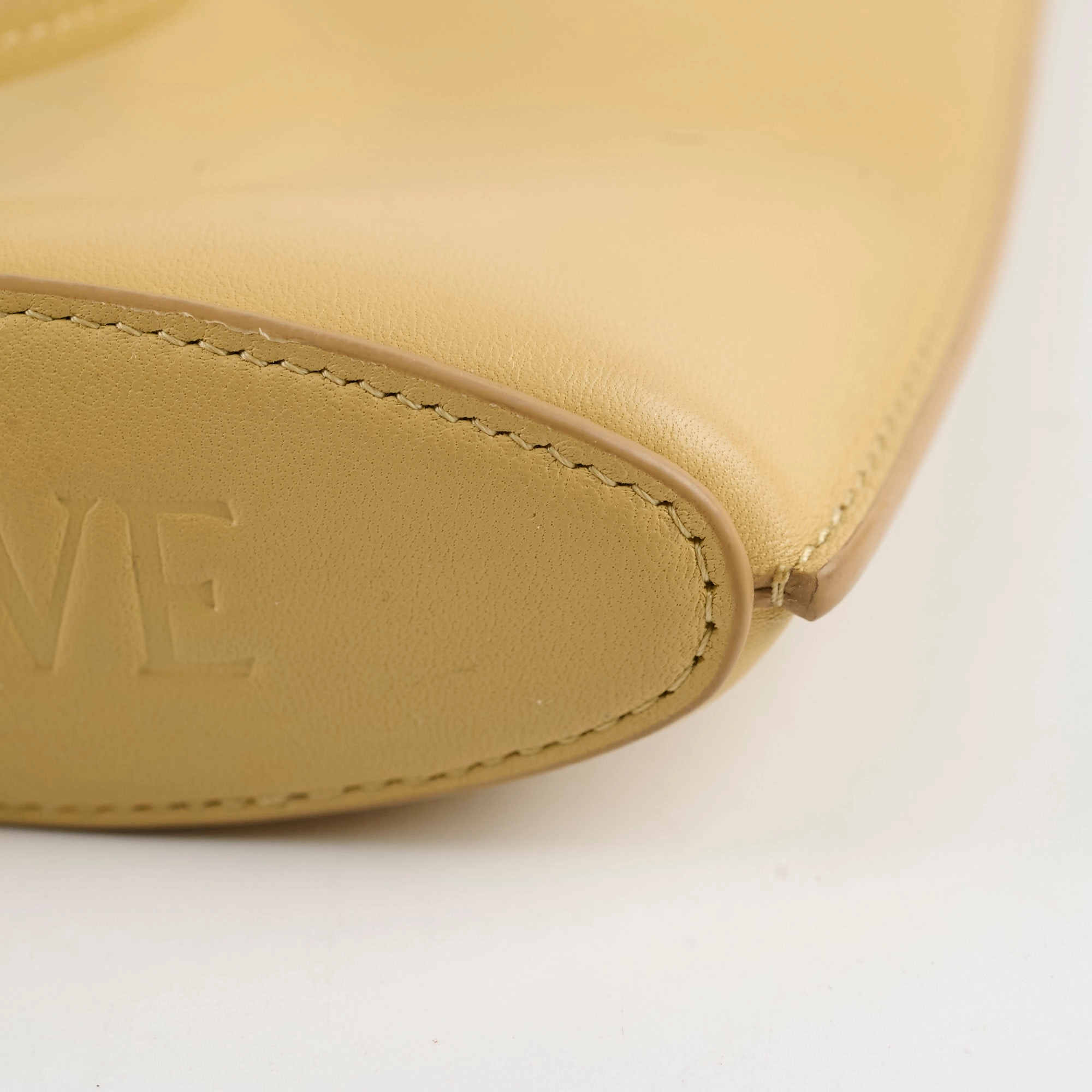 Loewe Pocket Leather Crossbody Yellow