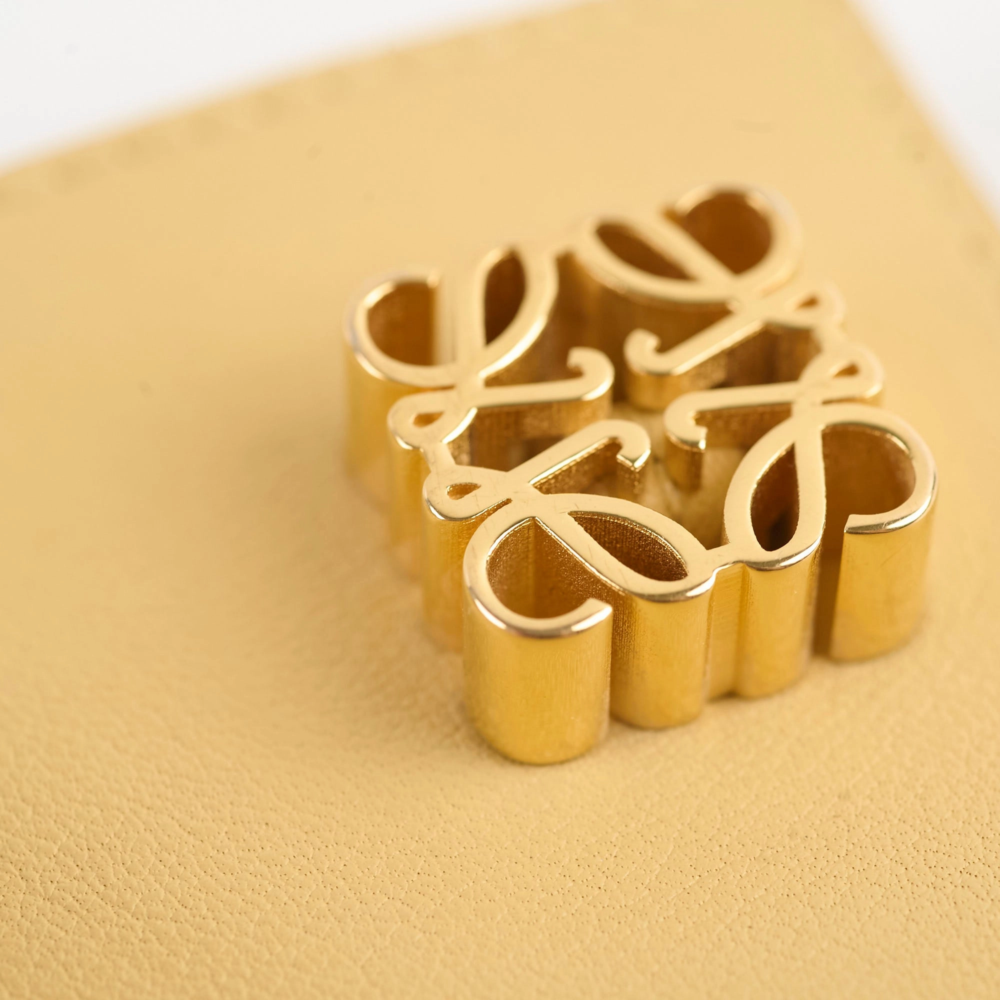 Loewe Pocket Leather Crossbody Yellow