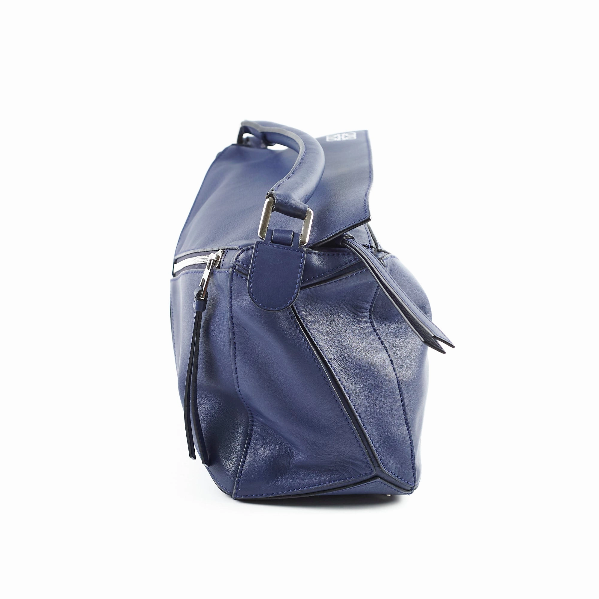 Loewe Puzzle Navy Crossbody Bag