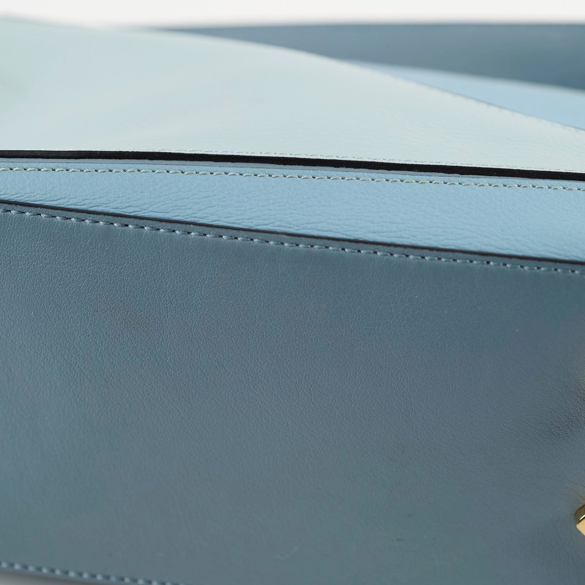 Loewe Small Puzzle Bag Tri- Color Blue
