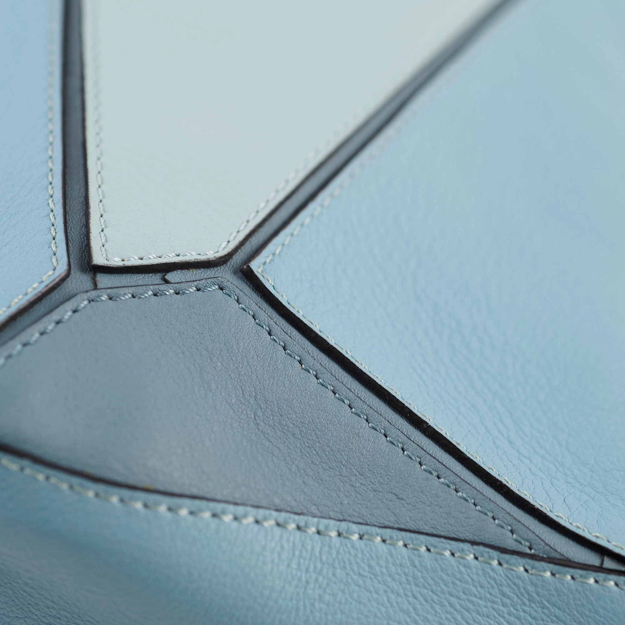 Loewe Small Puzzle Bag Tri- Color Blue