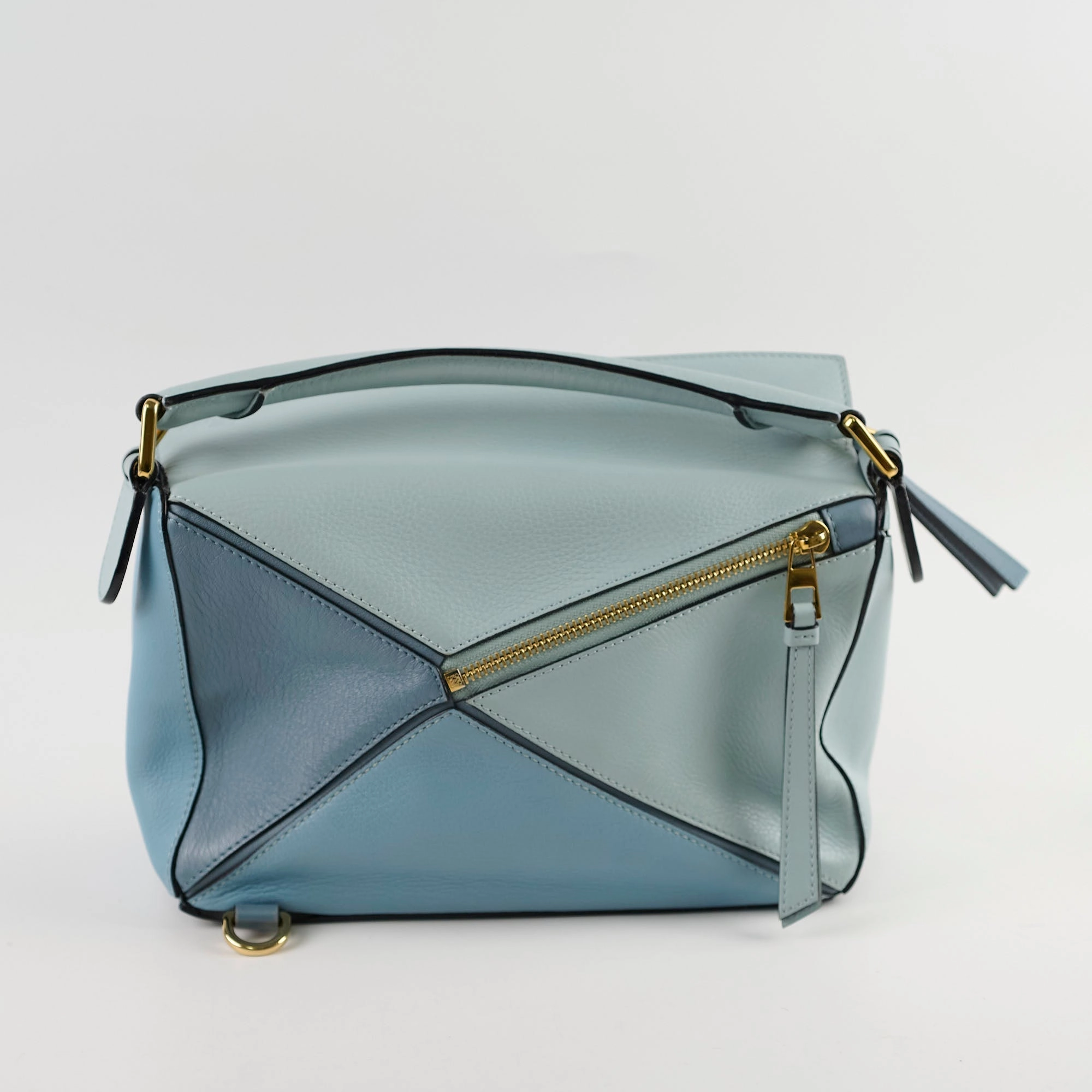 Loewe Small Puzzle Bag Tri- Color Blue