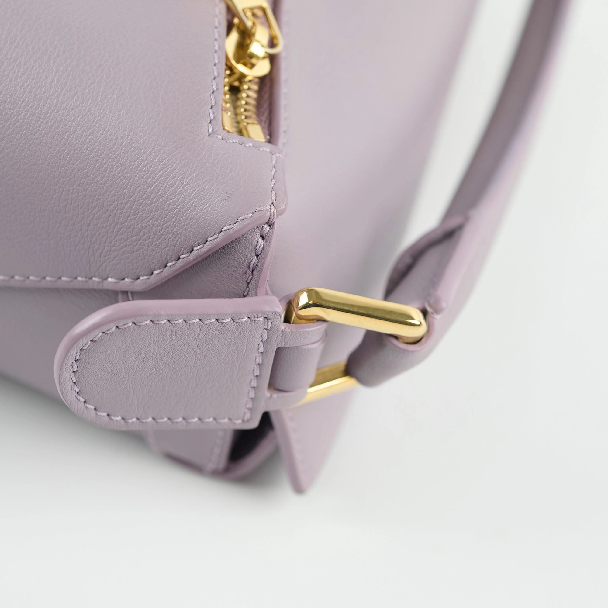Loewe Small Puzzle Edge Bag Purple GHW