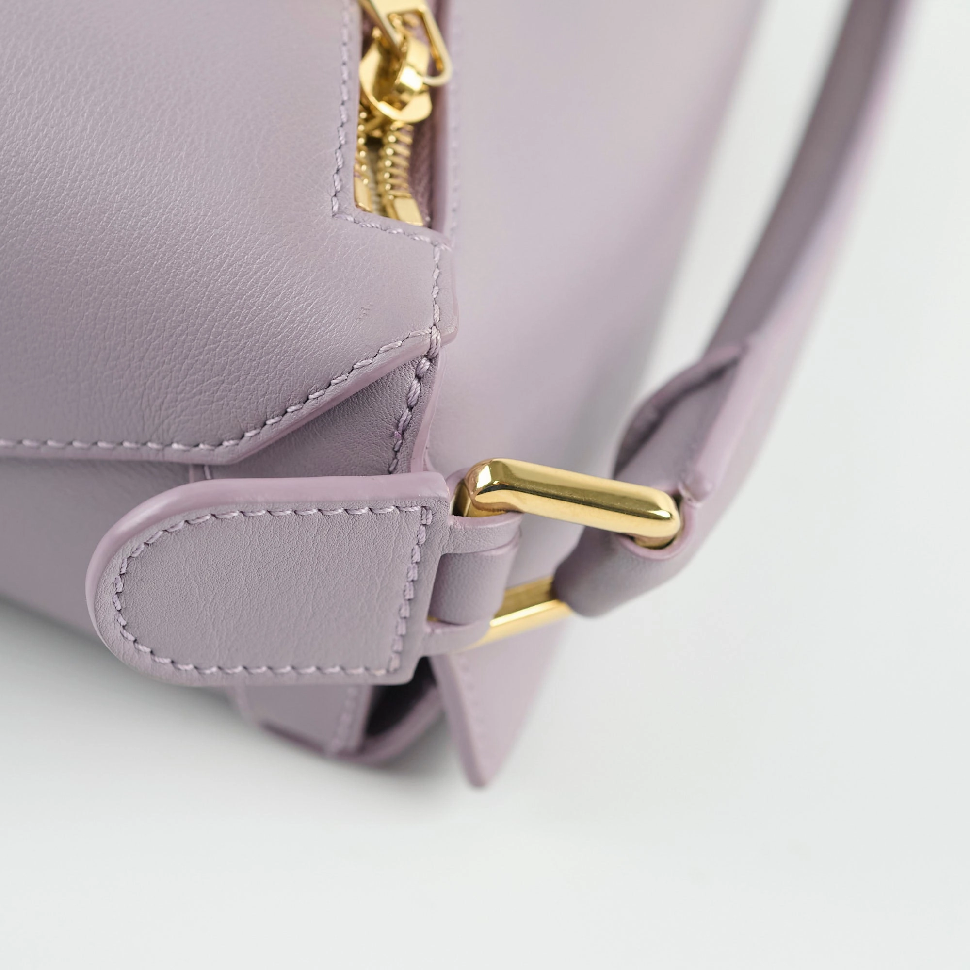 Loewe Small Puzzle Edge Bag Purple GHW