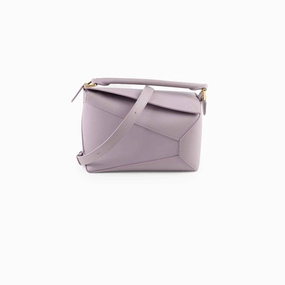 Loewe Small Puzzle Edge Bag Purple GHW