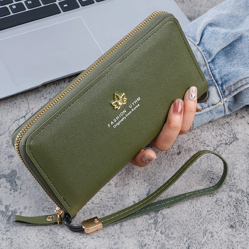Long Korean version mobile phone bag wallet