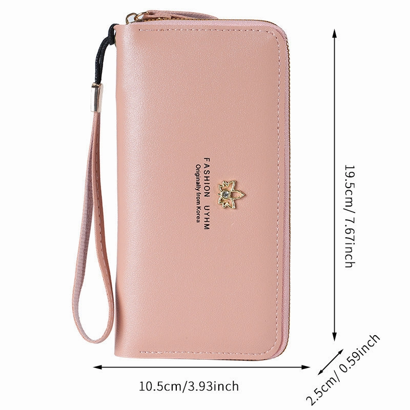 Long Korean version mobile phone bag wallet