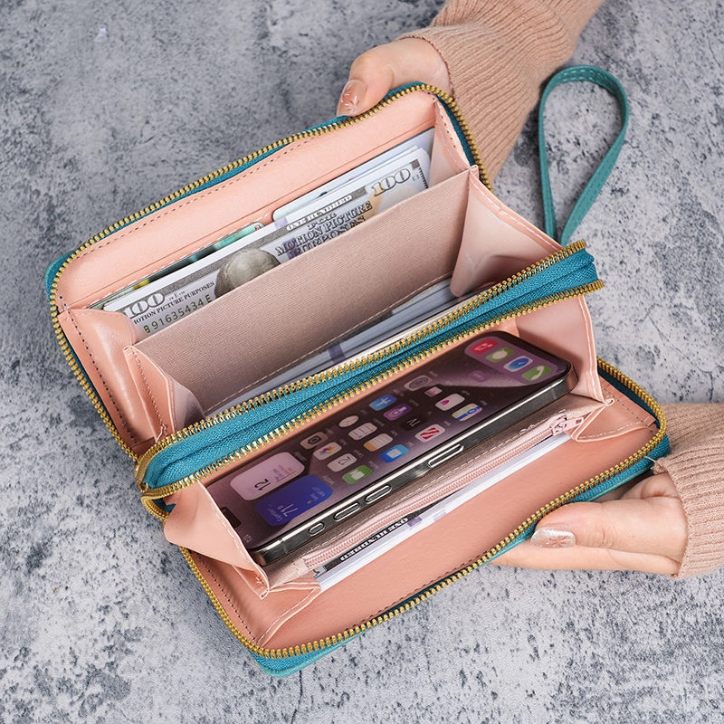 Long new mobile phone bag change purse