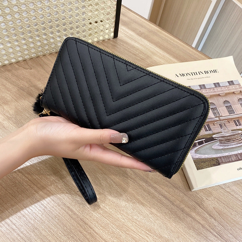 Long wallet Casual change purse