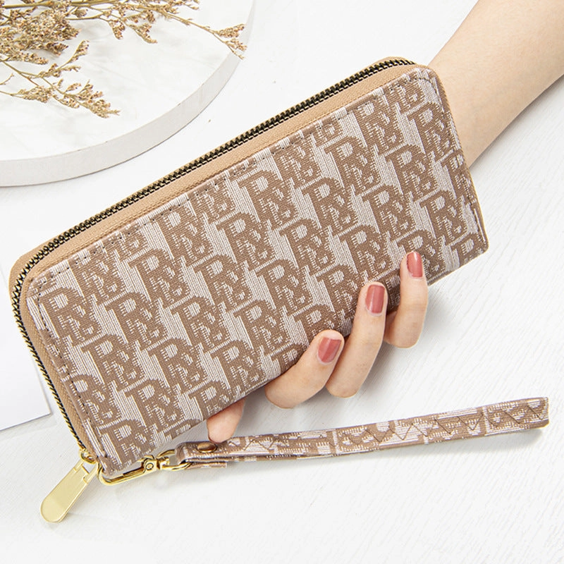 Long wallet female printed alphabet