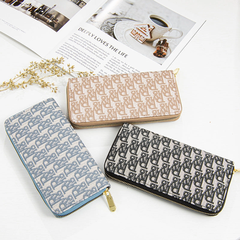 Long wallet female printed alphabet