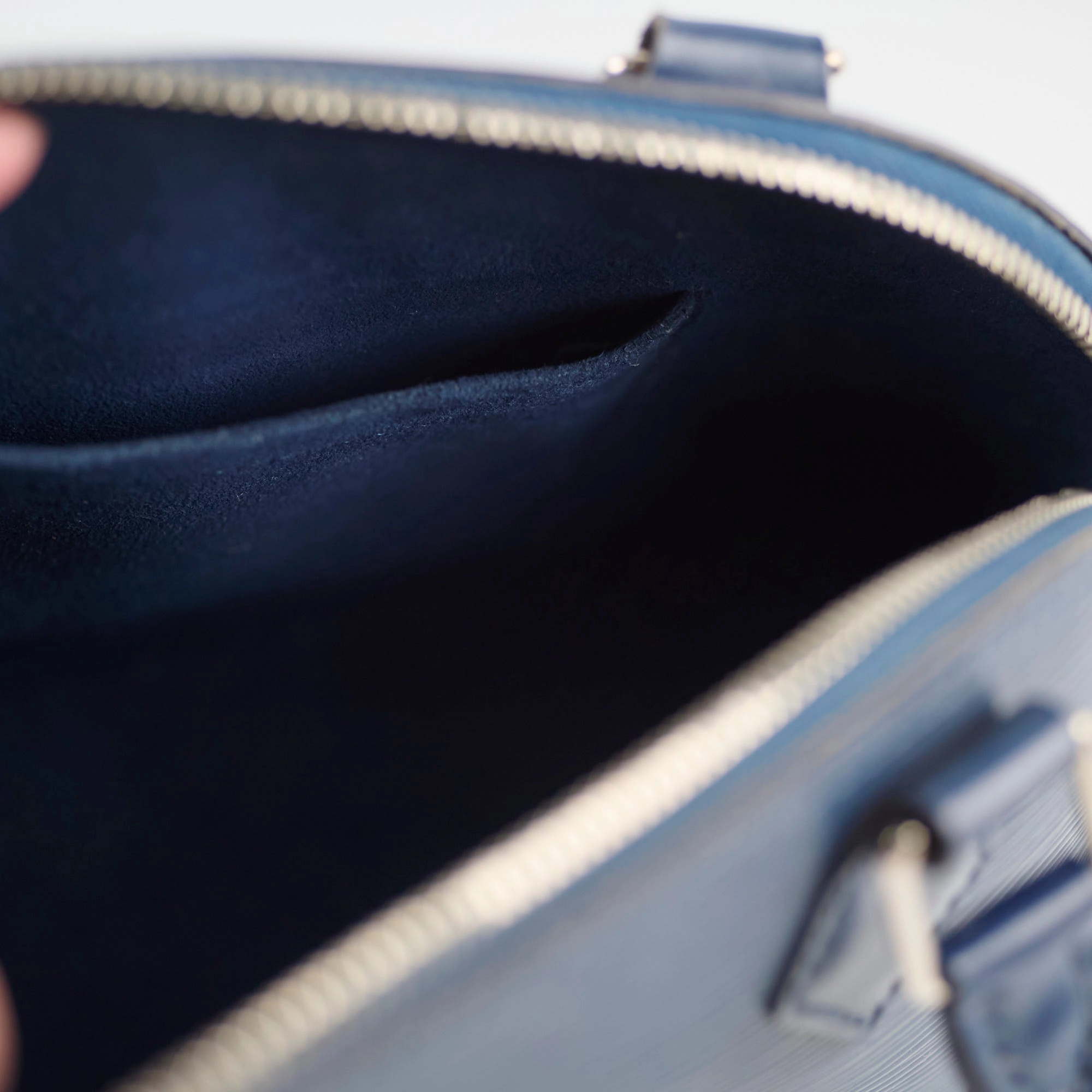 Louis Vuitton Alma BB Epi Navy