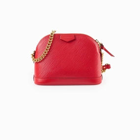 Louis Vuitton Alma Mini Epi Red
